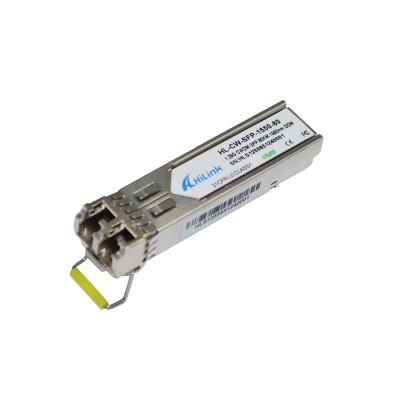 China Ethernet CWDM-SFP-1270 Compatible 1000BASE-CWDM SFP 1610nm 80km DOM Duplex LC SMF Transceiver Module for sale