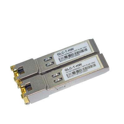 China Data Center Fiber optic GLC 10/100/1000Base-tx SFP Transceiver for sale