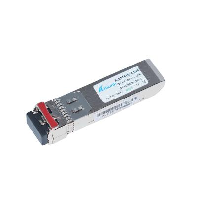 China FTTX 10GBASE-ER SFP+ 1550nm 40km DOM Duplex LC SMF Transceiver Module for sale