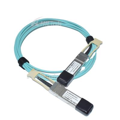 China Communication wholesalers china 40G QSFP Transceiver Cable AOC OM3 LSZH 3.0mm 1-70meter for sale