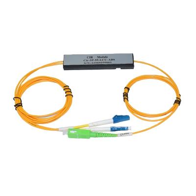 China FTTX Optical Circulator 1550nm ABS SMF-28e Fiber 2.0MM LC/UPC Connector for sale