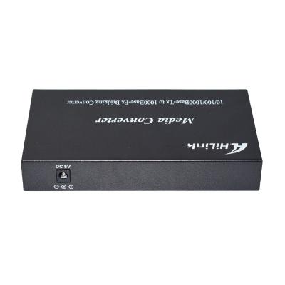 China Smart Switch 2* 1.25G SFP Fiber 4 x 10/100/1000M  RJ45 Media Converter HL-MC for sale