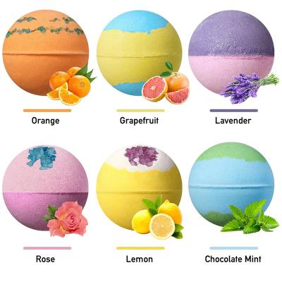 China Face and Body Bath Bubble Salt Balls Soap Bombs Handmade Relaxing Bath Salt Bubbles Tub Spa Body Bathing for sale