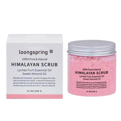 China Himalayan Salt Exfoliator Body Scrub Deep Cleansing Ultra-Hydration Skin Care Frosted Cream for sale