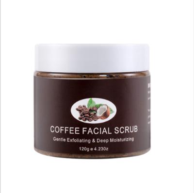 China Exfoliator Wholesale Private Label OEM/ODM 250g Natural Coffee Face Scrub Organic Deep Cleansing Facial Body Scrub for sale