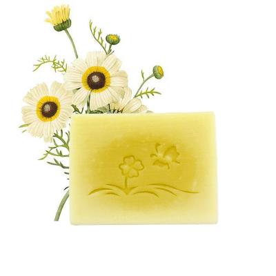 China Chamomile Goat Milk Soap Oil Soap Base Cleansing Facial Massage Whitening Natural Handmade Cleansing Soap for sale