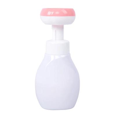 China 250ml Daily Necessities Children's Flower Stamp Foam Pump Bottle Hand Soap Pump Dispenser For Travel Cleaning Cosmetics for sale