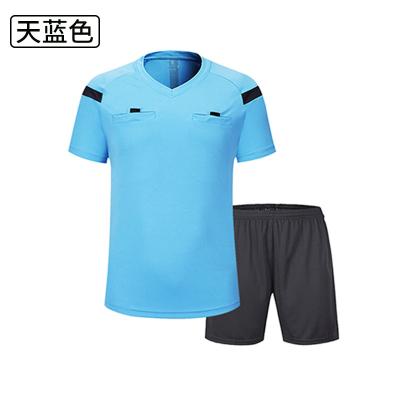 China Custom Custom Cheap Professional Football Soccer Blank Mesh Sets Referee Singlet Wear Uniforms for sale