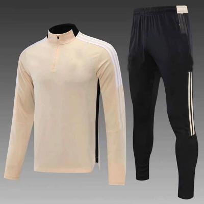 China Breathable Custom High Quality Sports Training Cheap Soccer Tracksuit Cheap Price Soccer Wear Tracksuit Set for sale