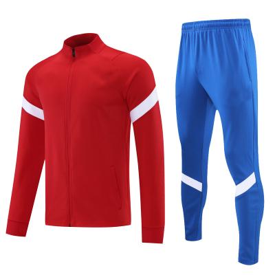 China New Season Custom Made Winter Long Sleeve Soccer Sports Wear Jacket Adult Breathable Training Mens Cheap Soccer Tracksuit for sale