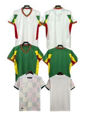 China Facoty Sets Sale Team Shirt African Retro 2002 Home Soccer Senegal National Football Jersey Away for sale