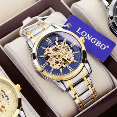 China Water Resistant LONGBO 83209 Mechanical Watches Luxury Mechanical Watches Mens Watches Stainless Steel Sport for sale