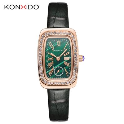 China Wholesale KONXIDO KN006 Quartz Leather Casual Luxury Wristwatches Waterproof Custom Watch For Lady for sale