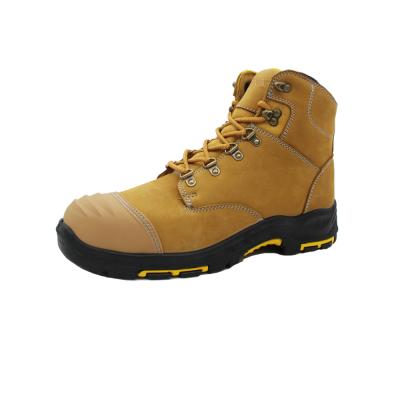 China Waterproof Steel Toe Construction Safety Boots Manufacturer, PU Leather Women Men High Toe Industrial Steel Toe Working Safety Shoes for sale