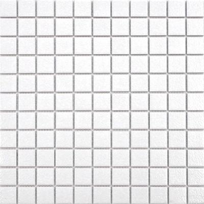 China New ideas CLASSIC pure white mosaic 12x12 modern rough porcelain glazed ceramic swimming pool tile for sale