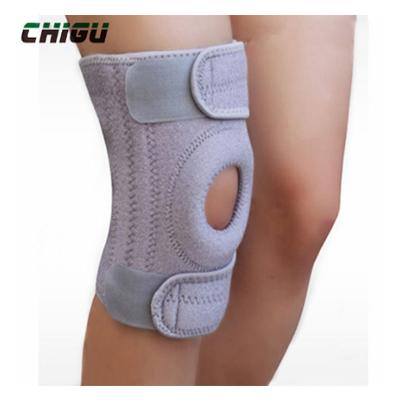 China Knee Cap Knee Protector Best Selling Black Open Adjustable Knee Patellar Tendon Strap Knee Support Knee Brace Wrap For Orthopedic for sale