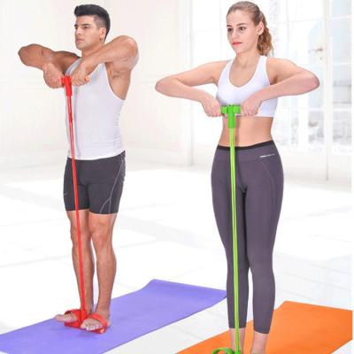 China Slimming Liveday Fitness Sit Up Exercise Equipment Home Gym Waist Sport Fitness Elastic Band Pull Rope Stretching Slimming Training for sale