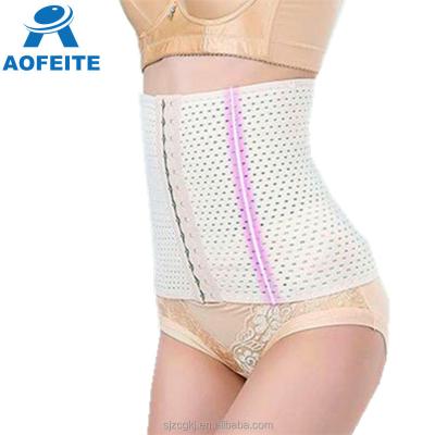 China UK Antibacterial Waist Trainer Body Shaper Belt Corset Belly Training Cincher Underbust Belt for sale