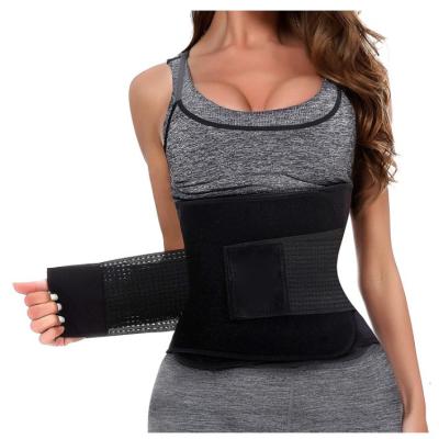 China Spandex & New Design Nylon Neoprene Waist Trimmer Strong Support Belt Slimming Body Shaper Top Trainer for sale