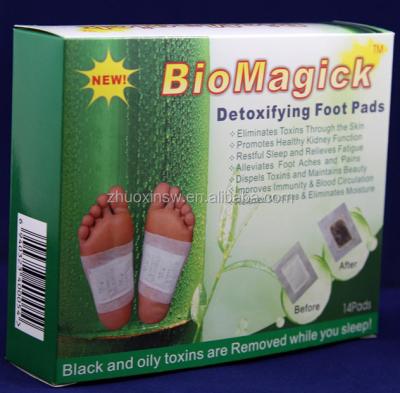 China Hot Selling Detox Health Care Product----detox foot patch (14pcs/box) for sale