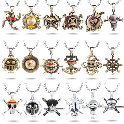 China Hot Anime Straw Hat Sunny Chopper Sea One Piece Thief Ship Necklace TRENDY for Fans Gift for sale