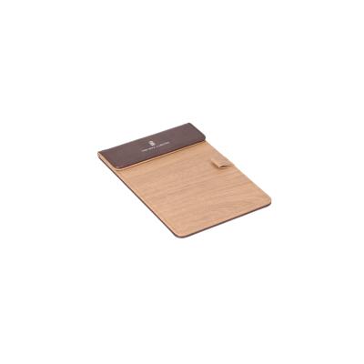 China Self Adhesive Embossed Leatherette A4 Notepad Office Meeting Folder for sale