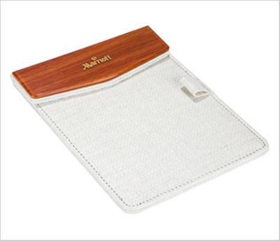 China Home Service Accessory Leather Hotel Directory /Restaurant/Hotel Leather Notepad Holder/Menu Holder for sale