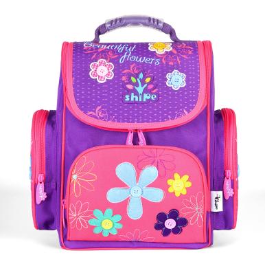 China EVA School Backpack Girls Fashion Cartoon Beautiful Flowers Printing Kids School Bags for sale