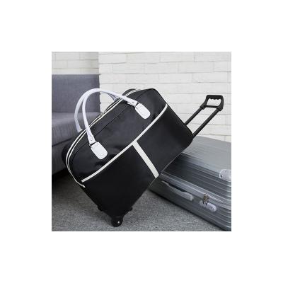 China Weekend Fashion Personalized Rolling Duffel Bags With Wheels Woman Carry Bag Large Capacity Travel Bag for sale