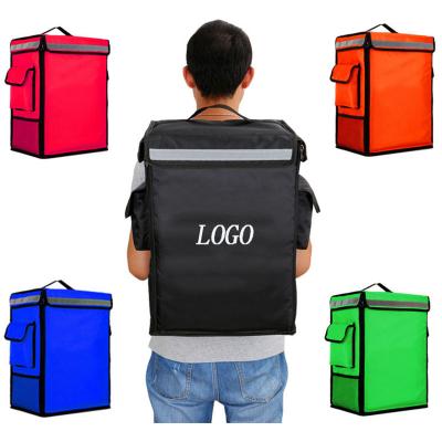 China Waterproof Wholesale Promotional Custom Large Lunch Cooler Bag Backpack Food Delivery Bag for sale