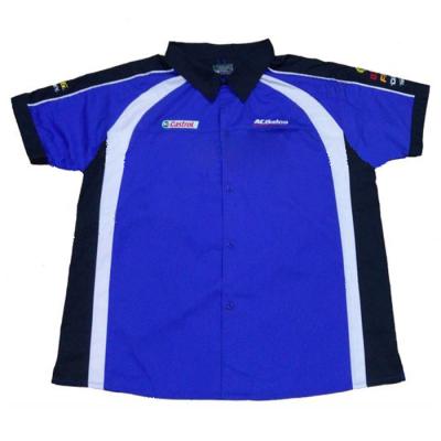 China Custom Embroidery Logo Mens Custom Work Anti-pilling Shirts Best Quality For Men for sale