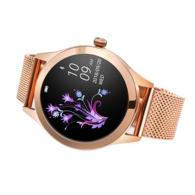 China Touch Screen Ladies Smart Watch KW10 IP68 Waterproof Heart Rate Monitor BT Smartwatch For Women For Android IOS Fitness Wristband for sale