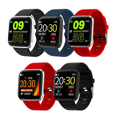 China TPU Smart Watch 116pro Smart Band With Color Screen Heart Rate Monitor Blood Pressure Monitor Fitness Tracker Smart Wristband for sale