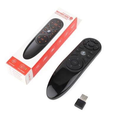 China Pro Q6 Single Voice Air Mouse 2.4G Wireless IR Remote Control Gyroscope Learning for Android TV Box H96 X96 Max Plus X96 TX6S Mini PC for sale