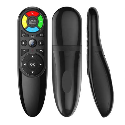 China Single Serve Wireless Universal 2.4G Smart Remote Control With USB Receiver All Key IR Learning Voice Search And Air Mouse Use For TV Box OTT for sale