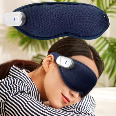 China Breathable Lightweight Wrinkle Remover Adjustable Strap Sleep Eye Massager Mask With Heating And Cooling for sale