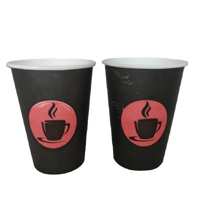 China Recyclable Eco - Friendly Take Away Paper Cups For Drinks Coffee Biodegradable Compostable Yogurt Fans for sale