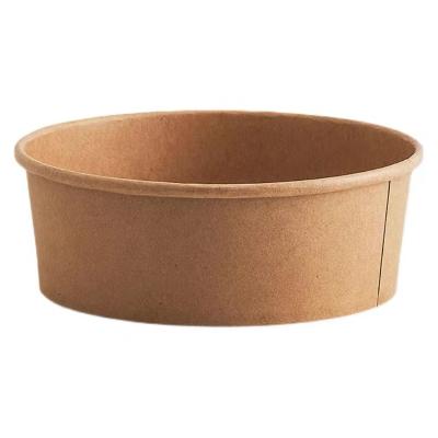 China Food Grade Waterproof Kraft Paper Rectangle Disposable Bowl for sale