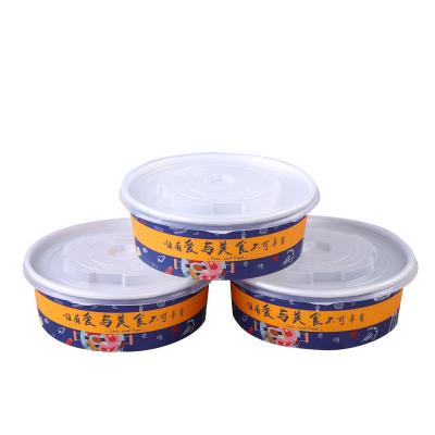 China Food Grade Waterproof Microwavable Waterproof Oil Resistant Disposable Salad Bowl for sale