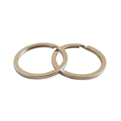 China Various Diameter Metal Key Ring Key Chains Metal Split Steel Ring Wholesale Color Iron for sale