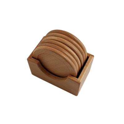 China Traditional Chinese NO MOQ Customization High Quality Product Logo Wood Coaster Wooden Coaster Custom Wooden Coaster Set for sale