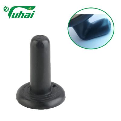 China Black Rubber Calf Feeding Bottle Nipple Teats For Lamb Feeding for sale