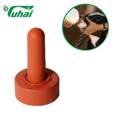 China 10.5x6.5cm Lamb Bottle Teats Cow Feeding Rubber Feeding Nipples For Feeder Bottle Calf for sale