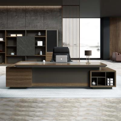 China Modern executive office desk color and size can be customized office L-shaped table for sale