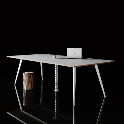 China Customed Color and Size Greenfield Furniture Meeting Table Modern Design for Metal Leg Office Furniture GR-ZSH for sale