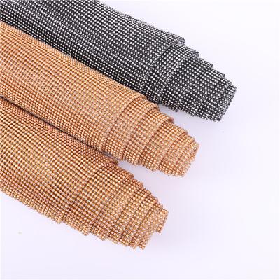 China Factory Direct Sale 3mm Rhinestone Flatback Adhesive Mesh Drill Hot Melt Glue Drill Sticker Accessories Aluminum Bag Hot Melt Glue for sale