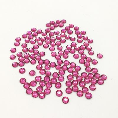 China Flatback Multiple Colors Bulk Crystal Glass Flatback Rhinestones For Nails DIY Nail Crystal Rhinestones for sale