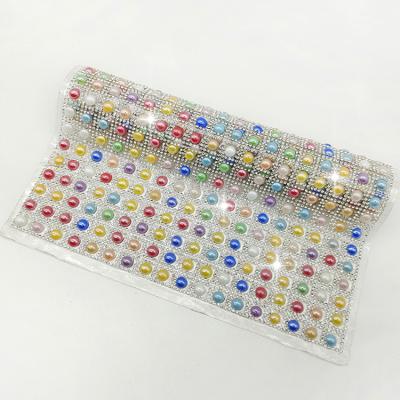 China Eco-friendly Fix Ceramic Hot Crystal Rhinestone Various Styles Pear Rhinestone Sticker for sale