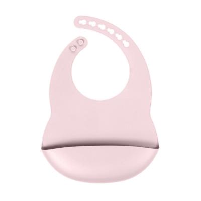 China Nieuwgeboren voeders Silicone Catch Bib met pocket Custom Te koop