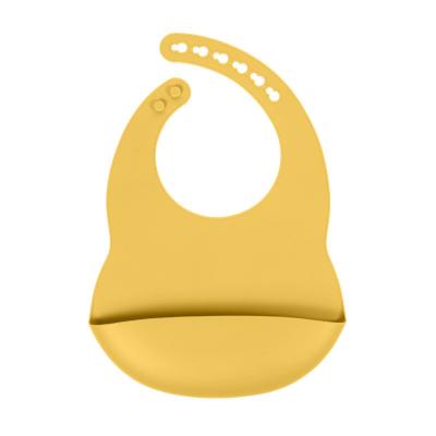 China Apron de silicona para bebés recién nacidos, impermeable para bebés, de 81 gramos, amarillo en venta